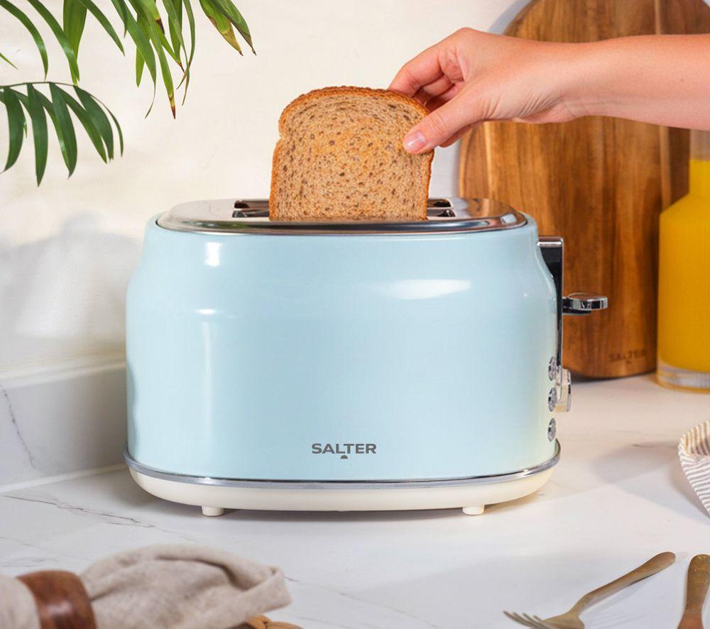 SALTER COMBO-9066 Retro Kettle & 2-Slice Toaster Bundle - Blue image number 6 of 8