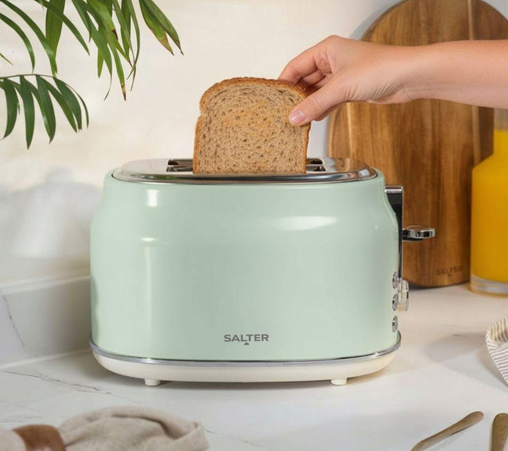 SALTER COMBO-9069 Retro Kettle & 2-Slice Toaster Bundle - Green image number 3 of 9
