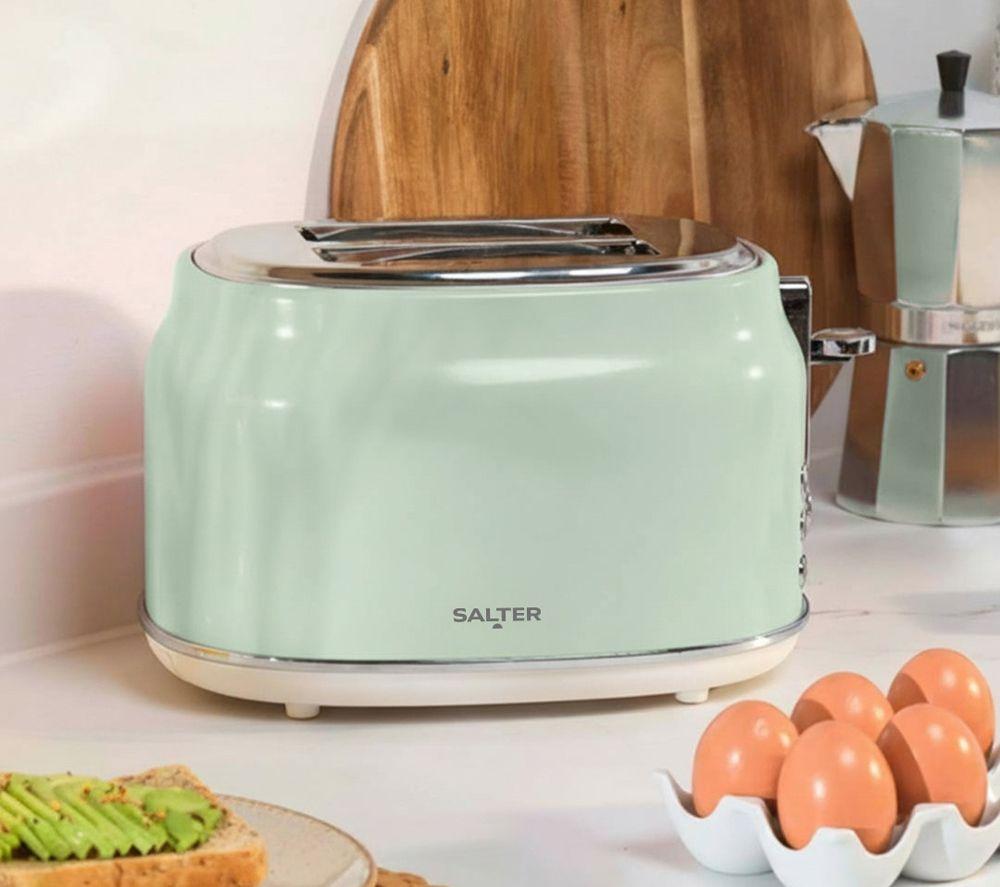 SALTER COMBO-9069 Retro Kettle & 2-Slice Toaster Bundle - Green image number 5 of 9