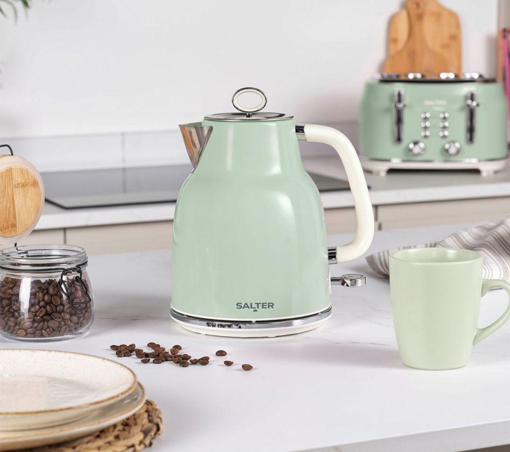 SALTER COMBO-9069 Retro Kettle & 2-Slice Toaster Bundle - Green image number 7 of 9
