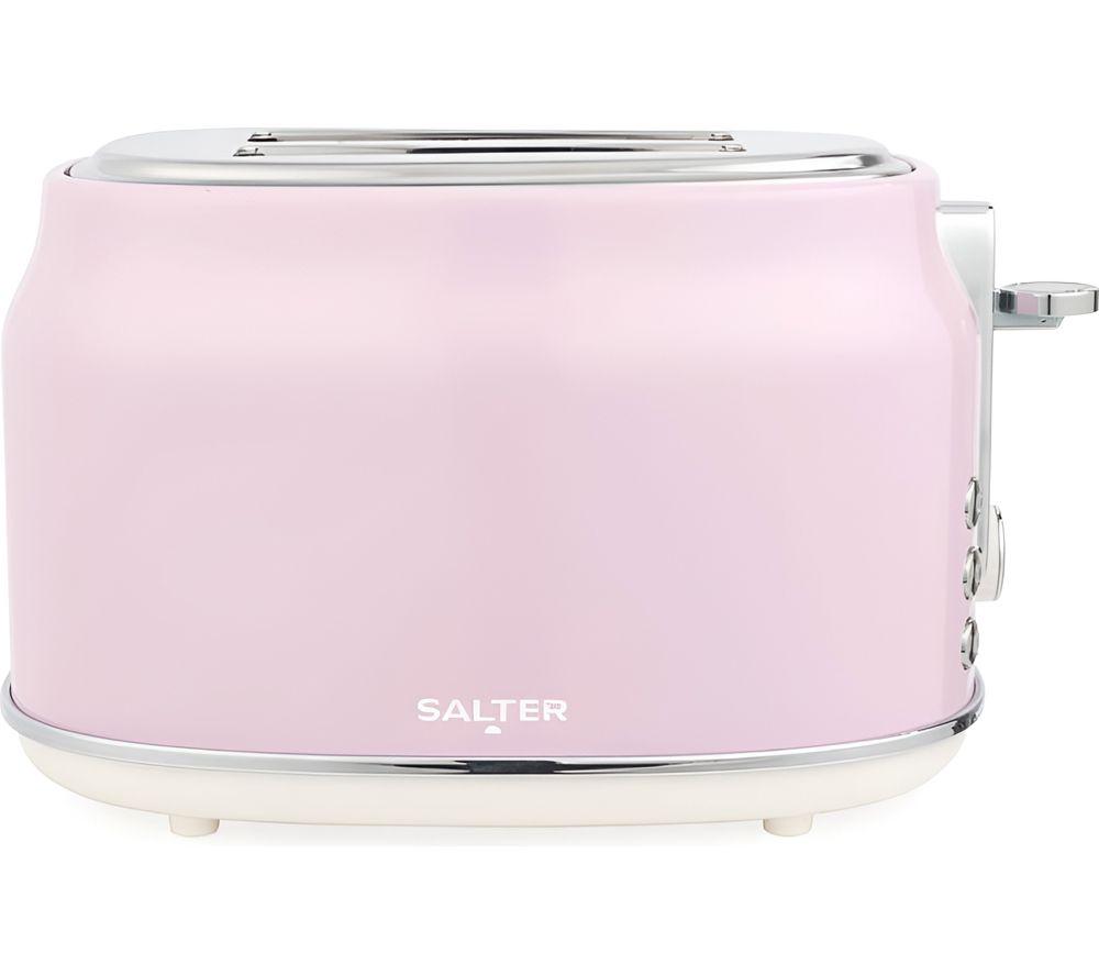 SALTER COMBO-9766 Retro Jug Kettle and 2-Slice Toaster Bundle - Pink image number 2 of 8
