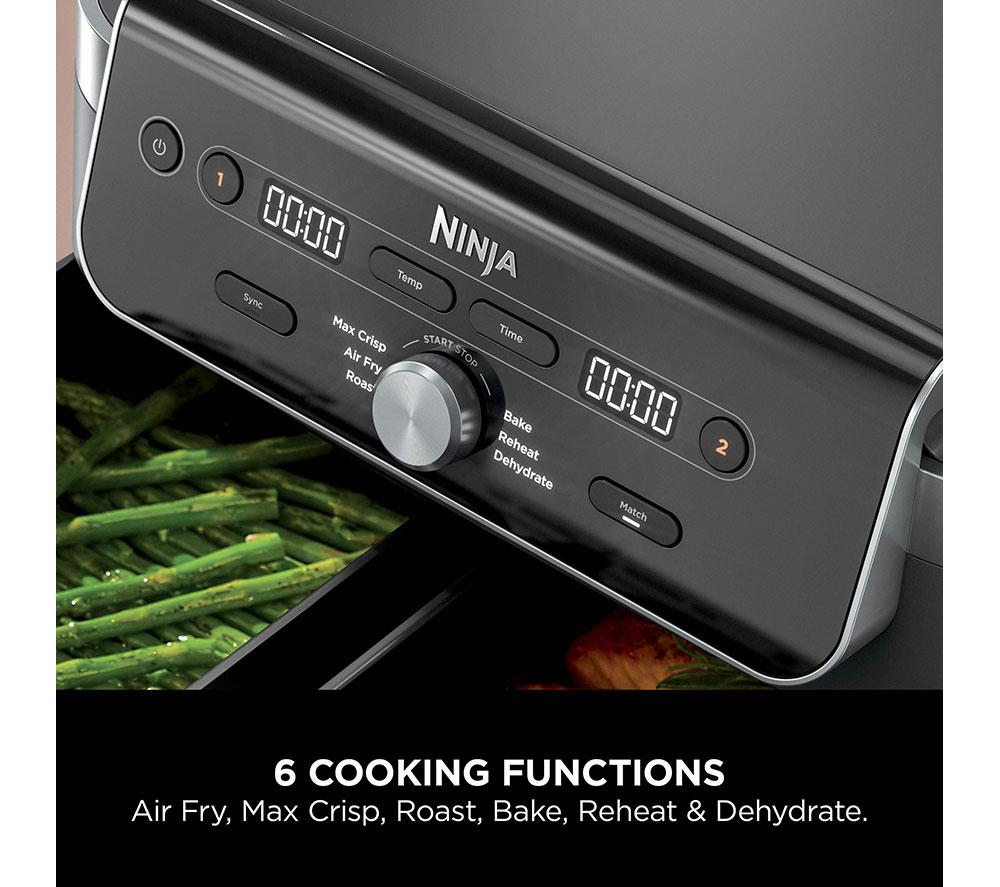 NINJA 6-in-1 DualZone XL DZ901UK 9.5L Air Fryer &ndash; Grey image number 5 of 11