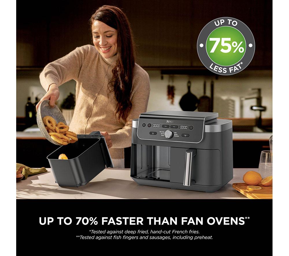 NINJA 6-in-1 DualZone XL DZ901UK 9.5L Air Fryer &ndash; Grey image number 8 of 11