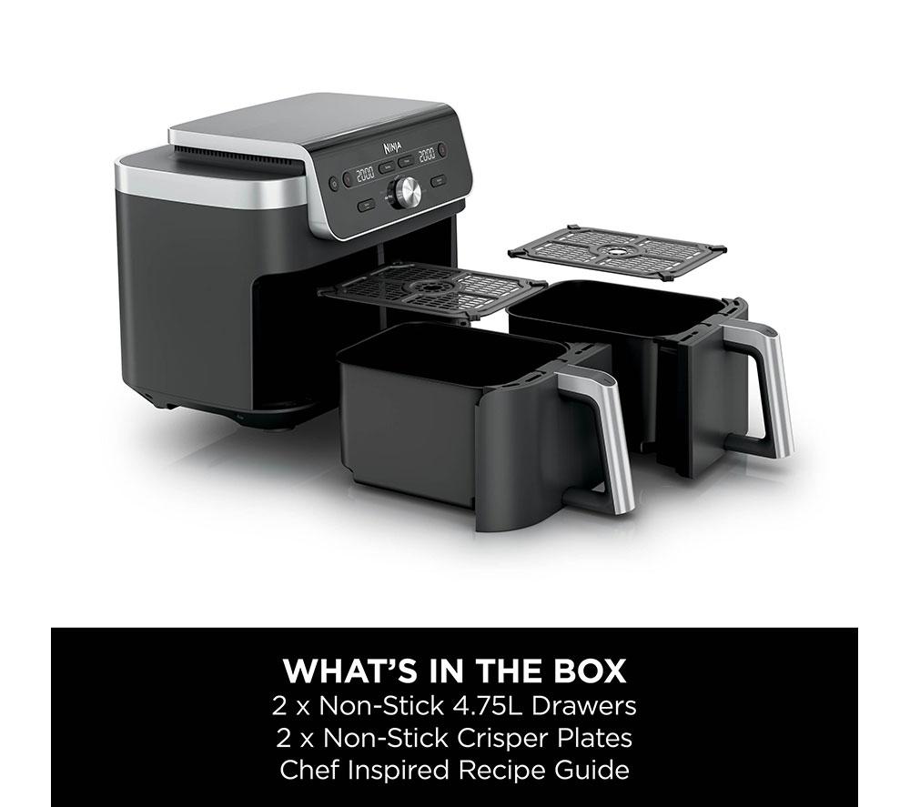 NINJA 6-in-1 DualZone XL DZ901UK 9.5L Air Fryer &ndash; Grey image number 9 of 11