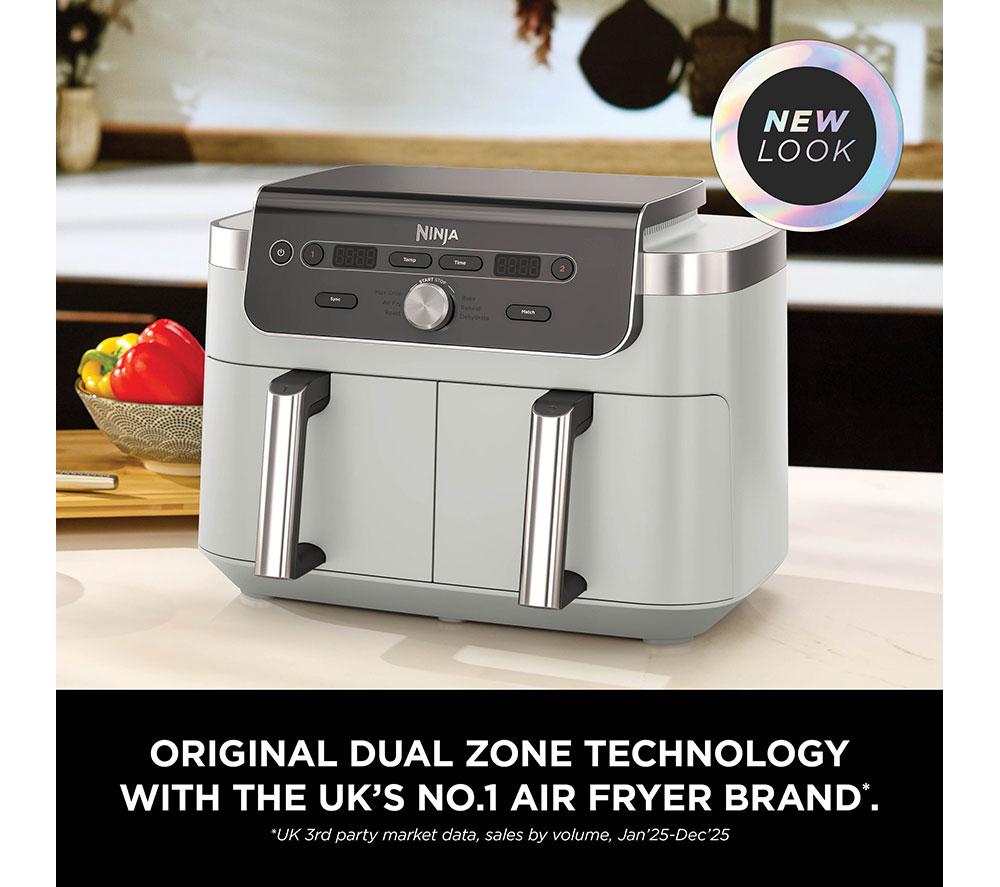 NINJA 6-in-1 DualZone XL DZ901UKWH 9.5L Air Fryer &ndash; White image number 2 of 12