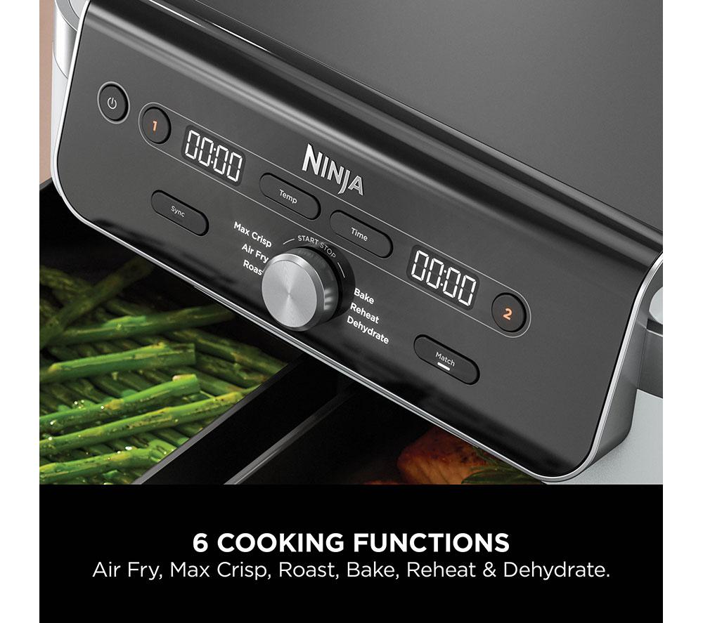 NINJA 6-in-1 DualZone XL DZ901UKWH 9.5L Air Fryer &ndash; White image number 5 of 12