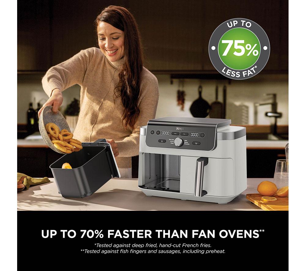 NINJA 6-in-1 DualZone XL DZ901UKWH 9.5L Air Fryer &ndash; White image number 8 of 12