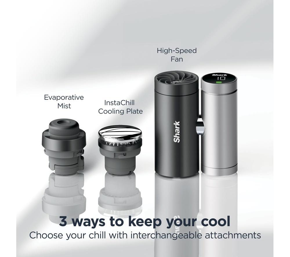 SHARK ChillPill FA022UK 3-in-1 Fan, Mist & InstaChill System - Carbon image number 3 of 10
