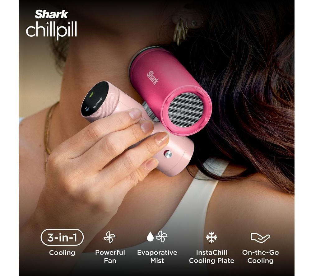 SHARK ChillPill FA022UKPK 3-in-1 Fan, Mist & InstaChill System - Dragon Fruit image number 2 of 10