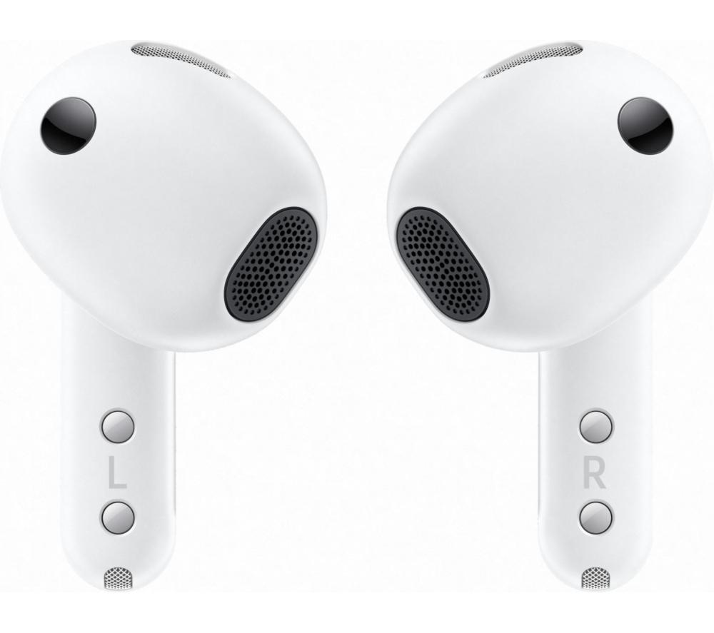 SAMSUNG Galaxy Buds4 Wireless Bluetooth Noise-Cancelling Earbuds - White image number 2 of 7