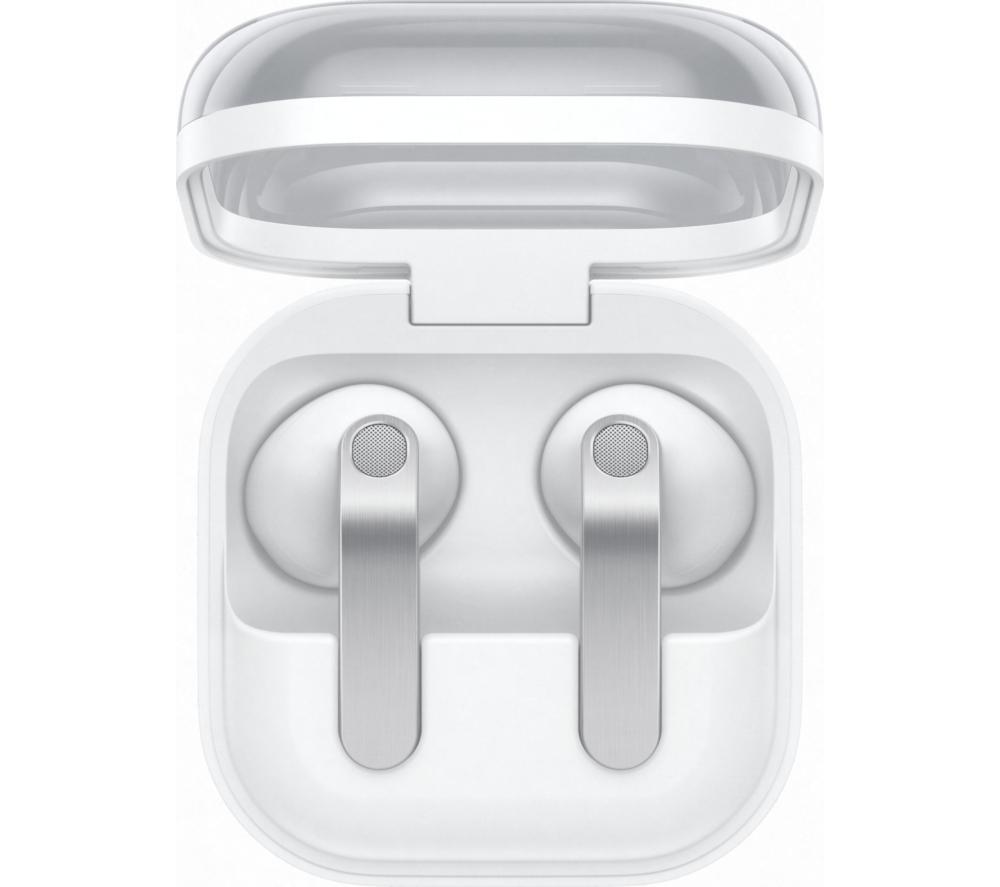 SAMSUNG Galaxy Buds4 Wireless Bluetooth Noise-Cancelling Earbuds - White image number 5 of 7