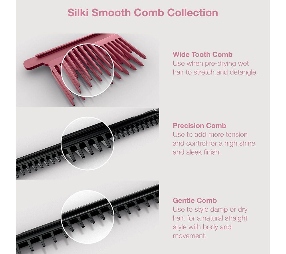SHARK SilkiPro Straight HT401UKPK Hair Straightener & Dryer &ndash; Rose Petal image number 7 of 13