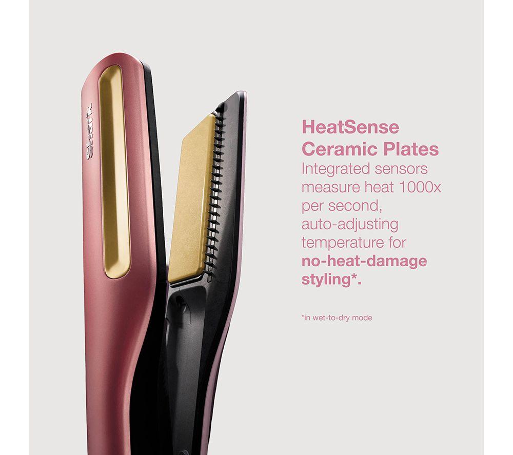 SHARK SilkiPro Straight HT401UKPK Hair Straightener & Dryer &ndash; Rose Petal image number 9 of 13