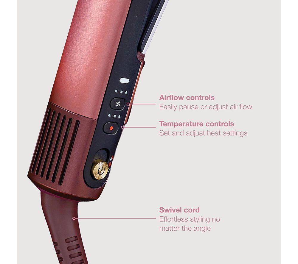 SHARK SilkiPro Straight HT401UKPK Hair Straightener & Dryer &ndash; Rose Petal image number 10 of 13