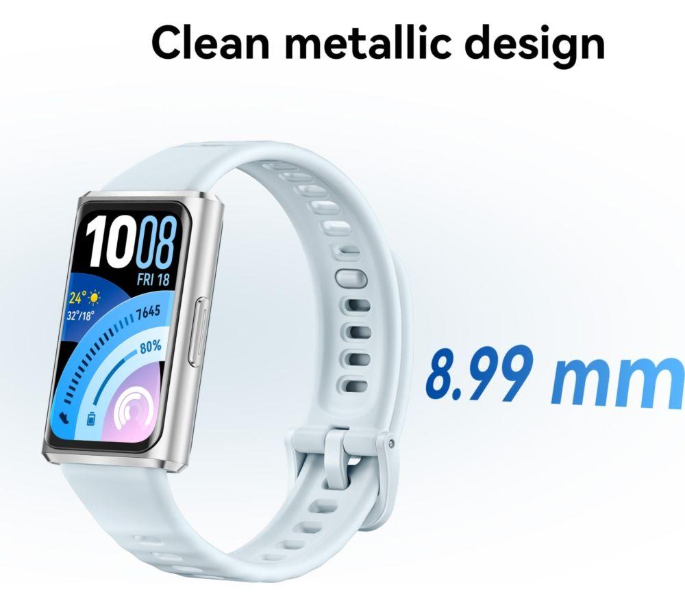 HUAWEI Band 11 Pro Fitness Tracker - Isle Blue, Fluoroelastomer Strap image number 6 of 8