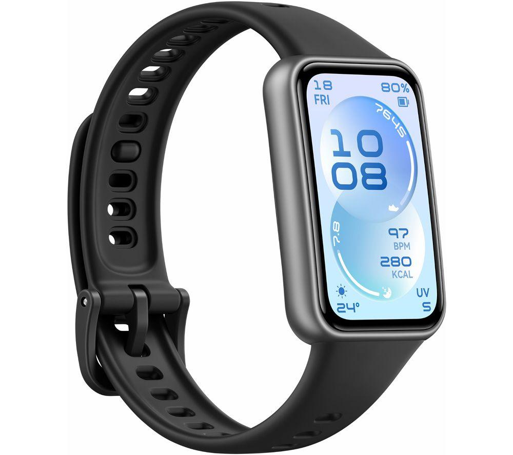 HUAWEI Band 11 Fitness Tracker - Black Fluoroelastomer Strap image number 2 of 5