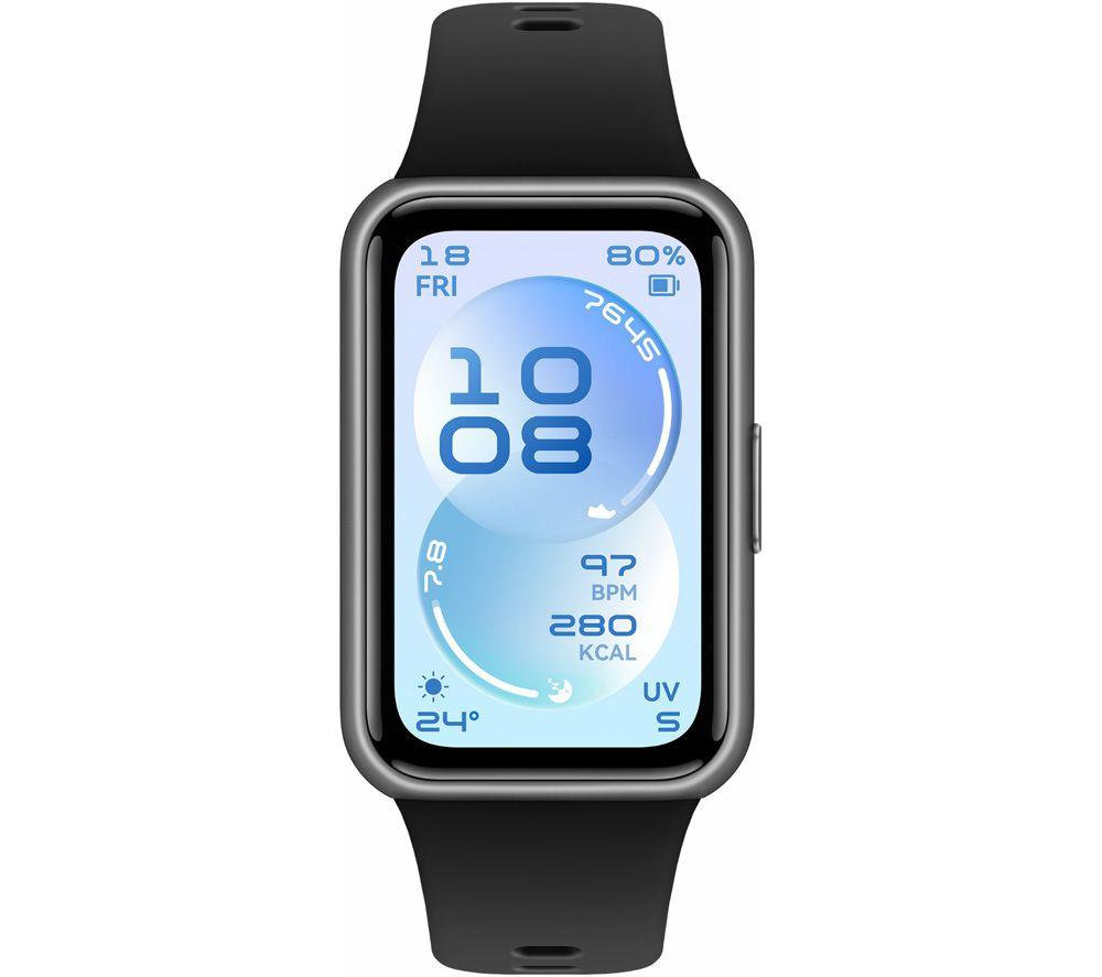 HUAWEI Band 11 Fitness Tracker - Black Fluoroelastomer Strap image number 3 of 5