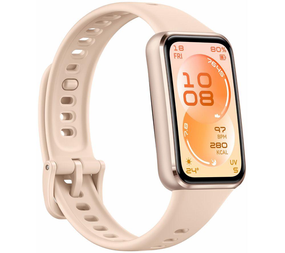 HUAWEI Band 11 Fitness Tracker - Beige, Fluoroelastomer Strap image number 2 of 6