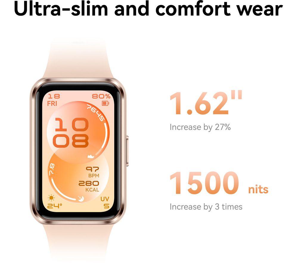 HUAWEI Band 11 Fitness Tracker - Beige, Fluoroelastomer Strap image number 6 of 6