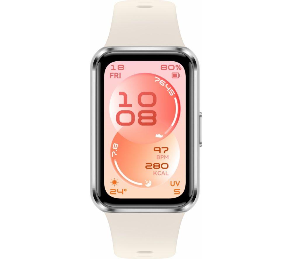 HUAWEI Band 11 Fitness Tracker - Aluminium with White Fluoroelastomer Strap image number 3 of 9