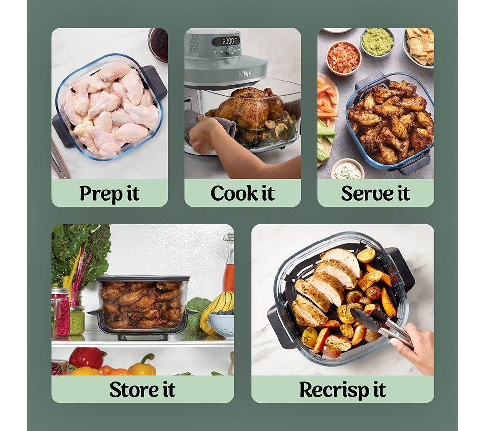 NINJA CRISPi Pro AS101UKGY 7-in-1 Glass Air Fryer &ndash; Ash Grey image number 8 of 11