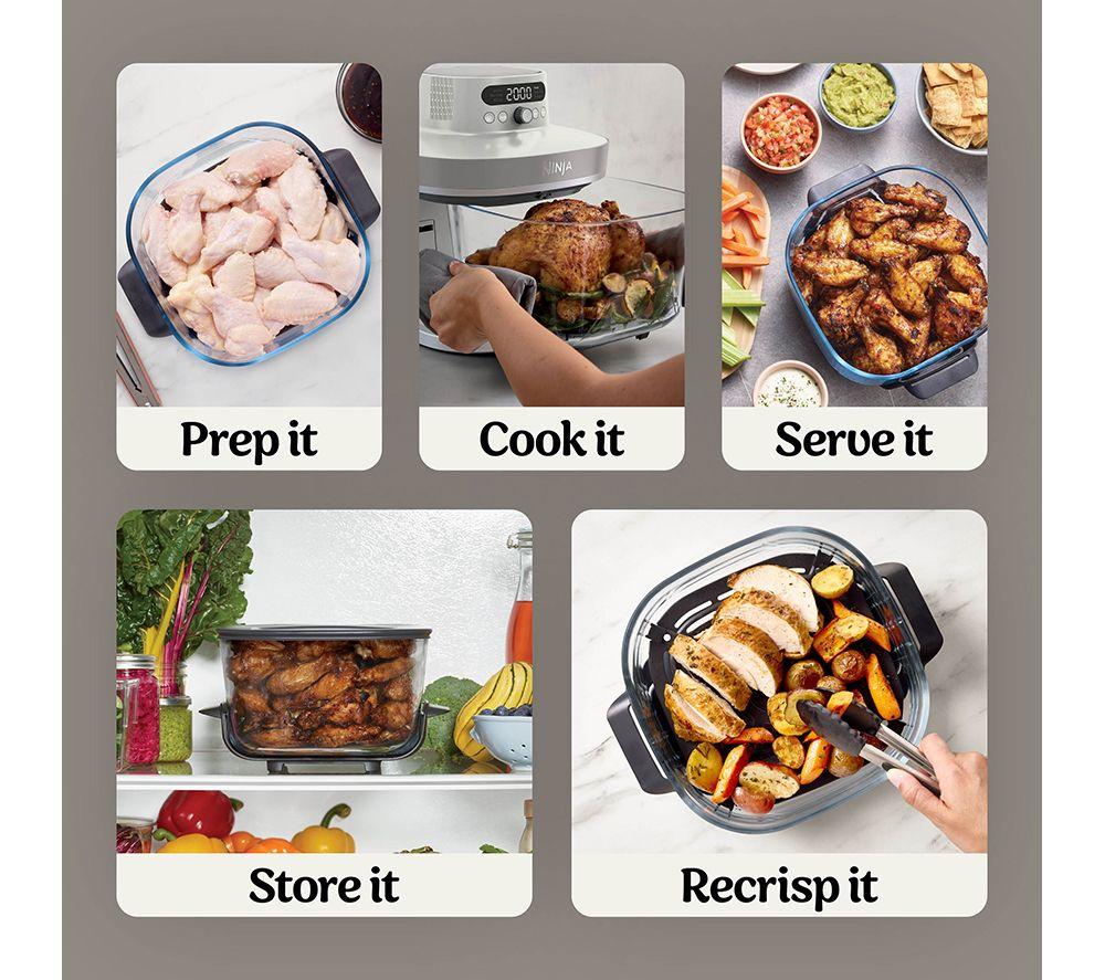 NINJA CRISPi Pro AS101UKLG 7-in-1 Glass Air Fryer &ndash; Bone image number 5 of 12