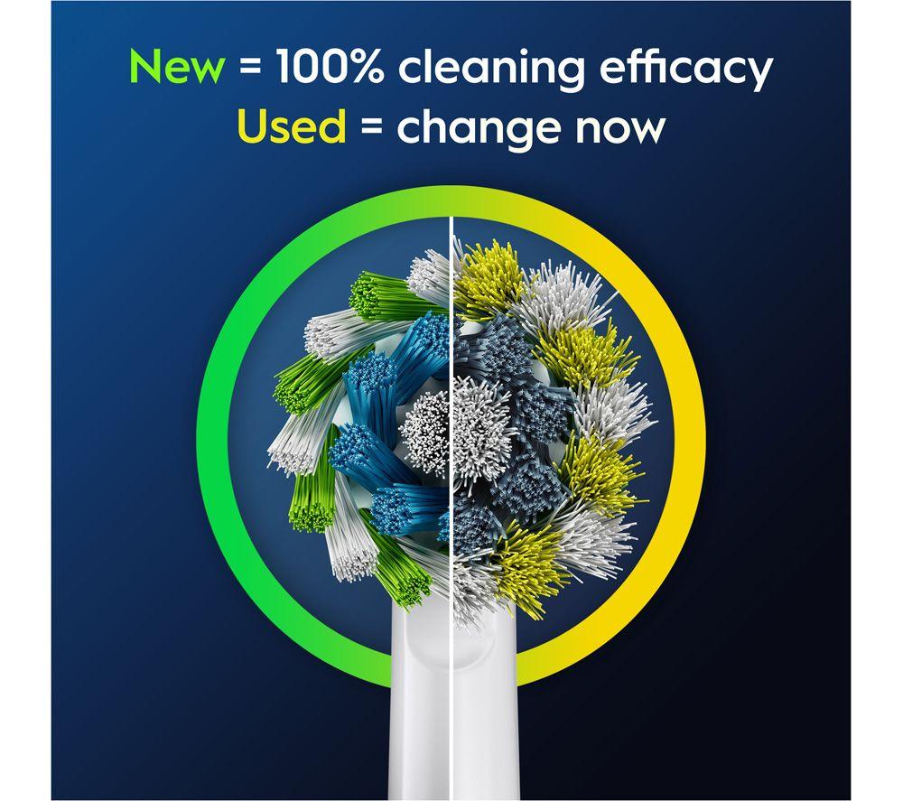 ORAL-B Pro Cross Action Replacement Toothbrush Head &ndash; Pack of 8 image number 4 of 7