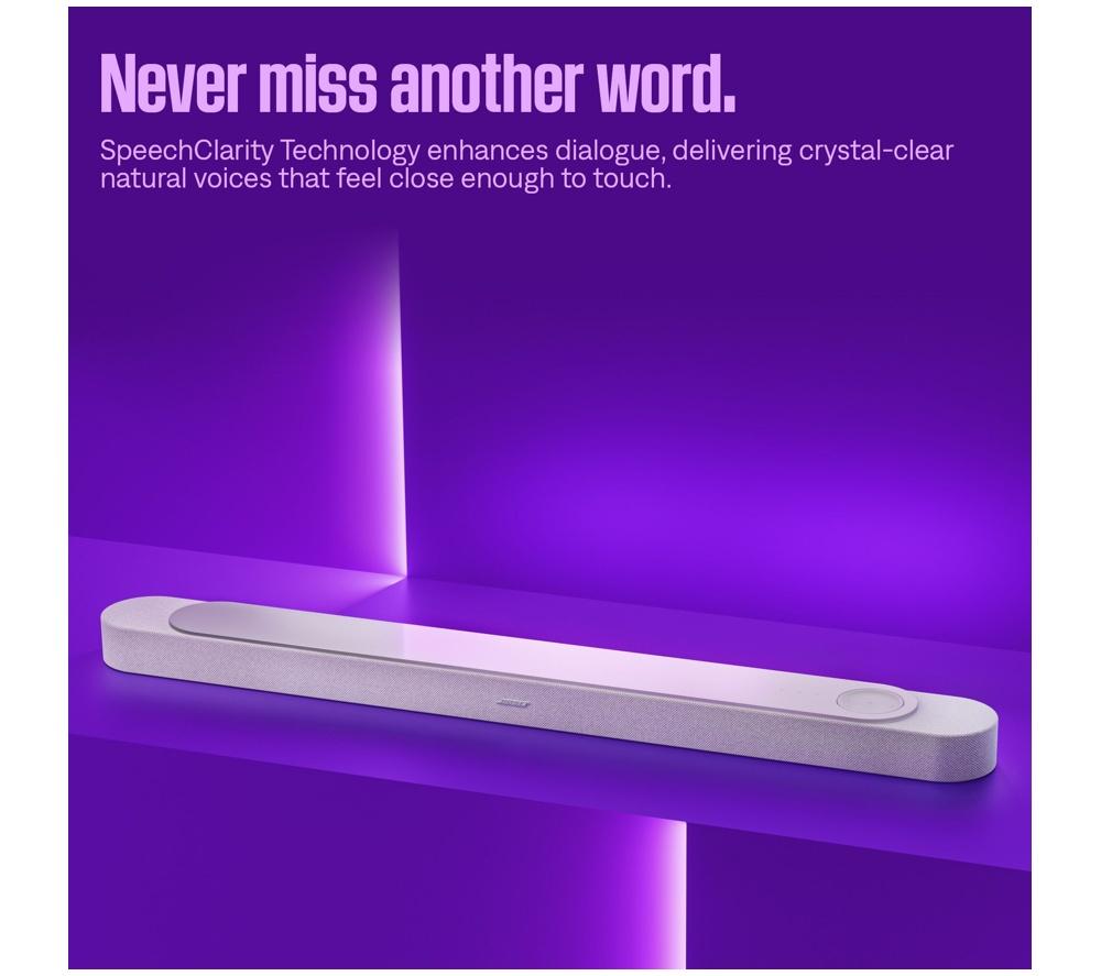 BOSE Lifestyle Ultra Soundbar with Dolby Atmos & Amazon Alexa - White image number 10 of 13