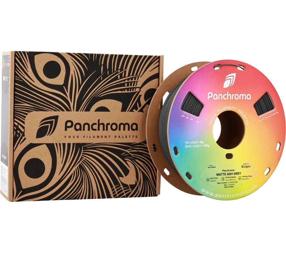 POLYMAKER Panchroma 3D Printing Filament - Matte Ash Grey image number 2 of 2