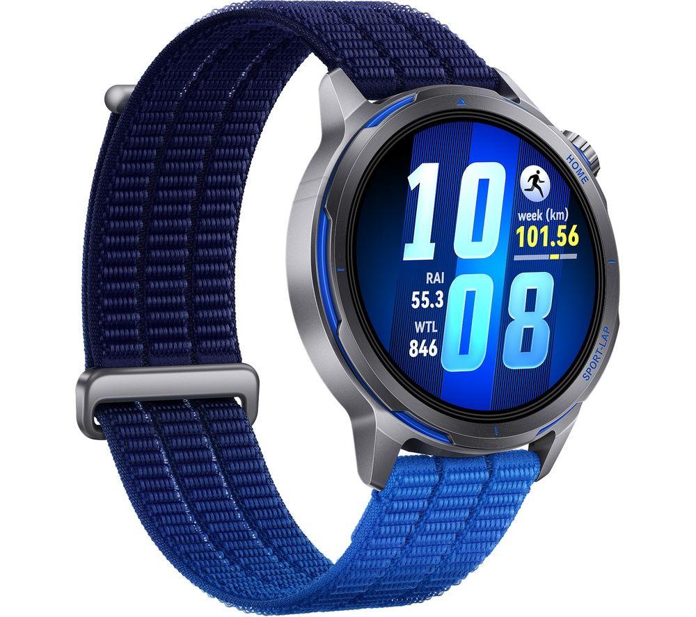 HUAWEI Watch GT Runner 2 - Titanium with Dusk Blue Woven Strap, 43.5 mm image number 2 of 6