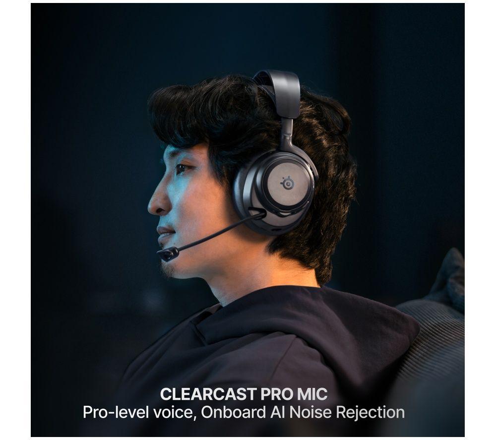 STEELSERIES Arctis Nova Pro Omni Wireless 7.1 Gaming Headset for PC & PlayStation - Black image number 4 of 10