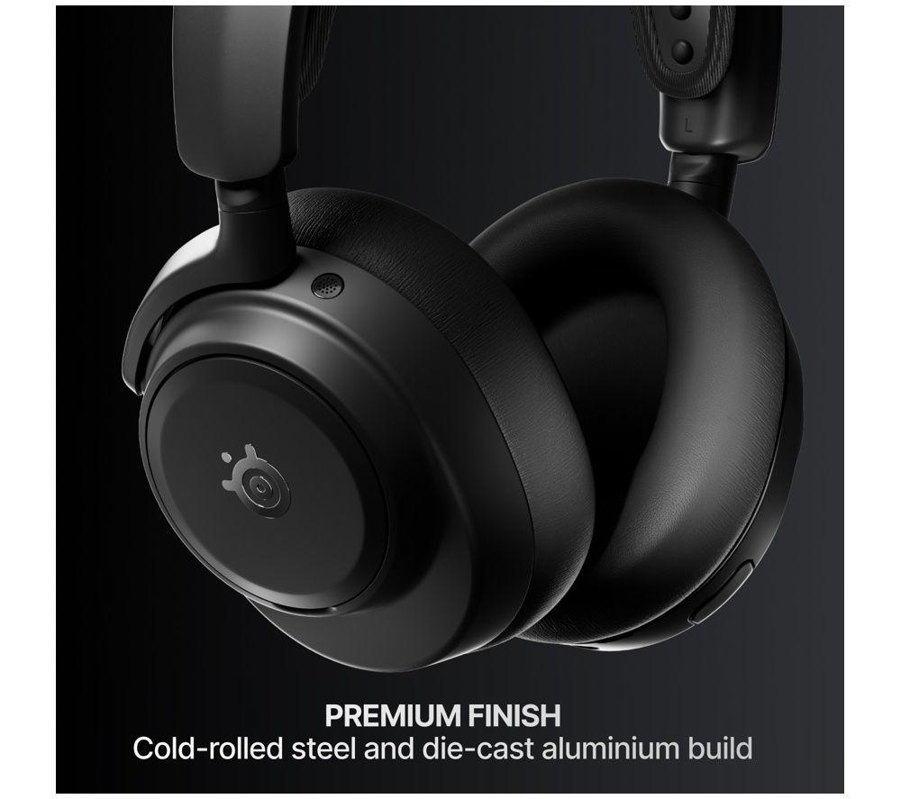 STEELSERIES Arctis Nova Pro Omni Wireless 7.1 Gaming Headset for PC & PlayStation - Black image number 9 of 10