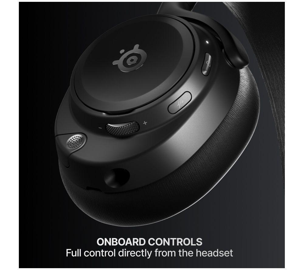 STEELSERIES Arctis Nova Pro Omni Wireless 7.1 Gaming Headset for PC & PlayStation - Black image number 10 of 10