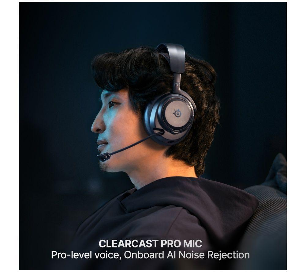 STEELSERIES Arctis Nova Pro Omni Wireless 7.1 Gaming Headset for PC & PlayStation - Midnight Blue image number 4 of 10