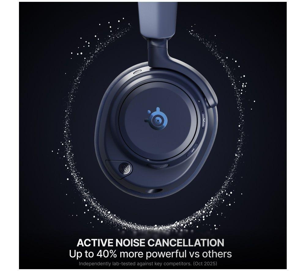 STEELSERIES Arctis Nova Pro Omni Wireless 7.1 Gaming Headset for PC & PlayStation - Midnight Blue image number 5 of 10