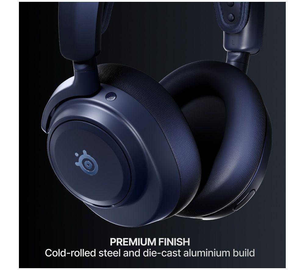 STEELSERIES Arctis Nova Pro Omni Wireless 7.1 Gaming Headset for PC & PlayStation - Midnight Blue image number 9 of 10