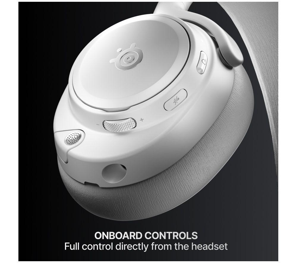 STEELSERIES Arctis Nova Pro Omni Wireless 7.1 Gaming Headset for PC & PlayStation - White image number 2 of 10