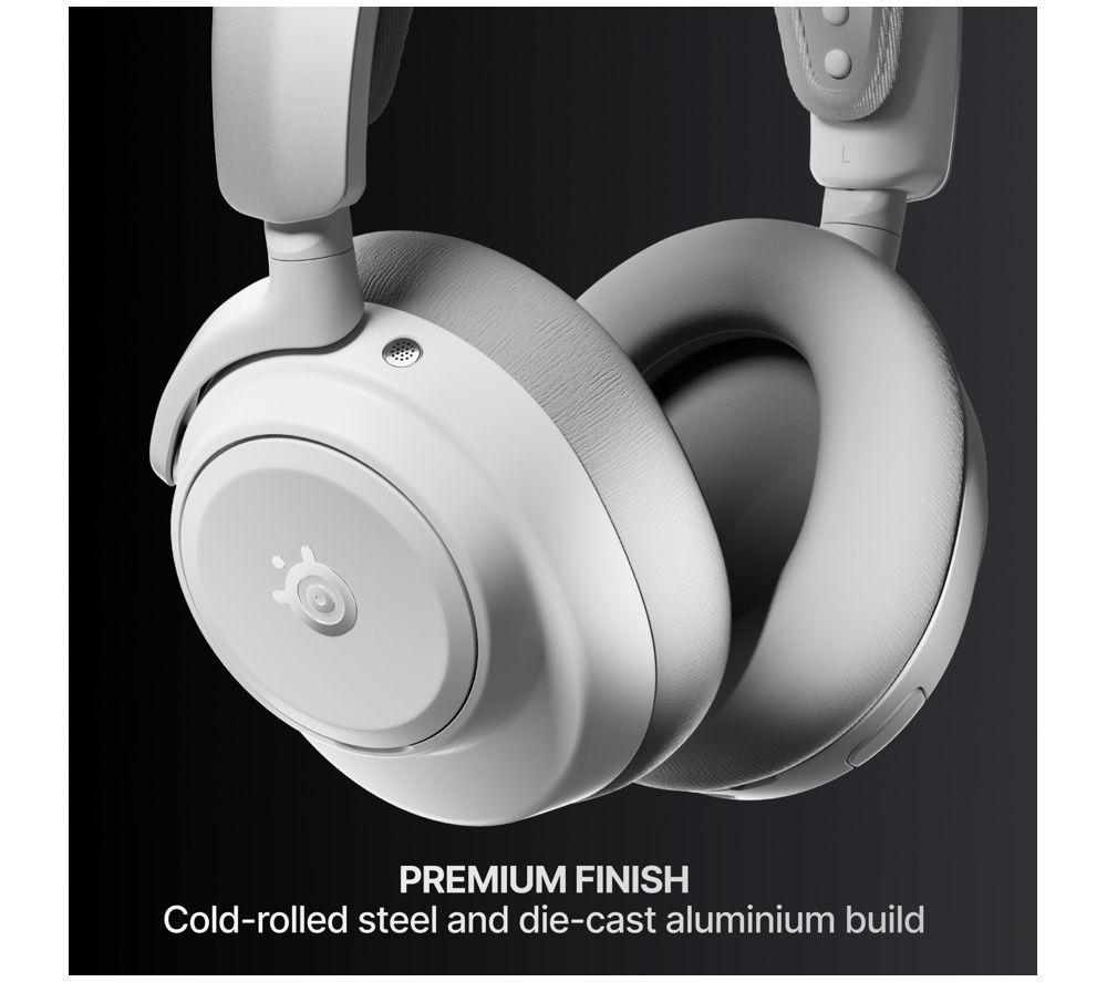 STEELSERIES Arctis Nova Pro Omni Wireless 7.1 Gaming Headset for PC & PlayStation - White image number 3 of 10