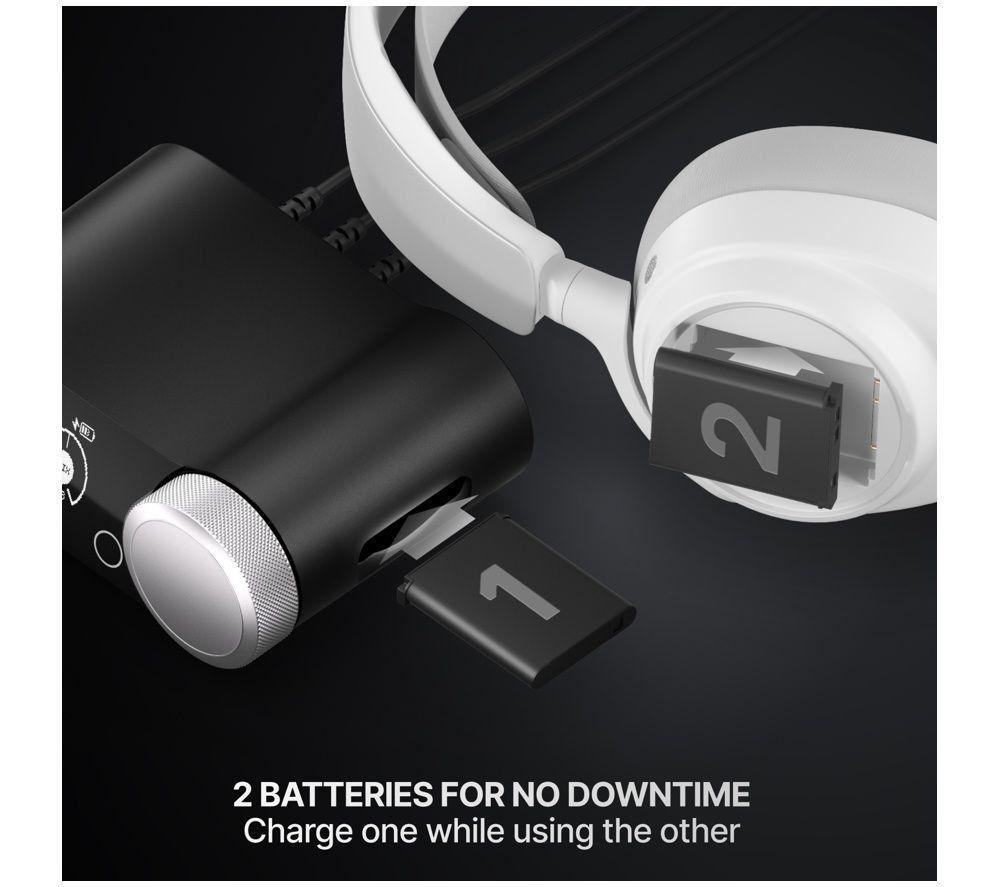 STEELSERIES Arctis Nova Pro Omni Wireless 7.1 Gaming Headset for PC & PlayStation - White image number 5 of 10