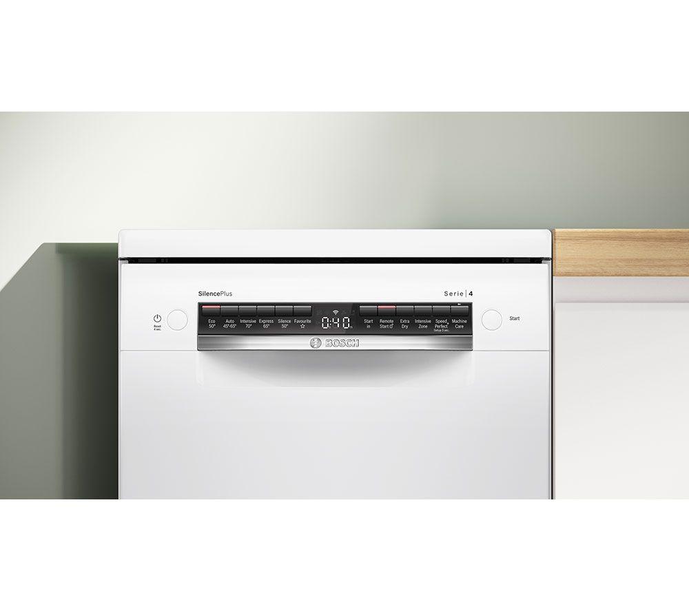 BOSCH Series 4 SPS4HMW14G Slimline WiFi-enabled Dishwasher - White image number 2 of 15