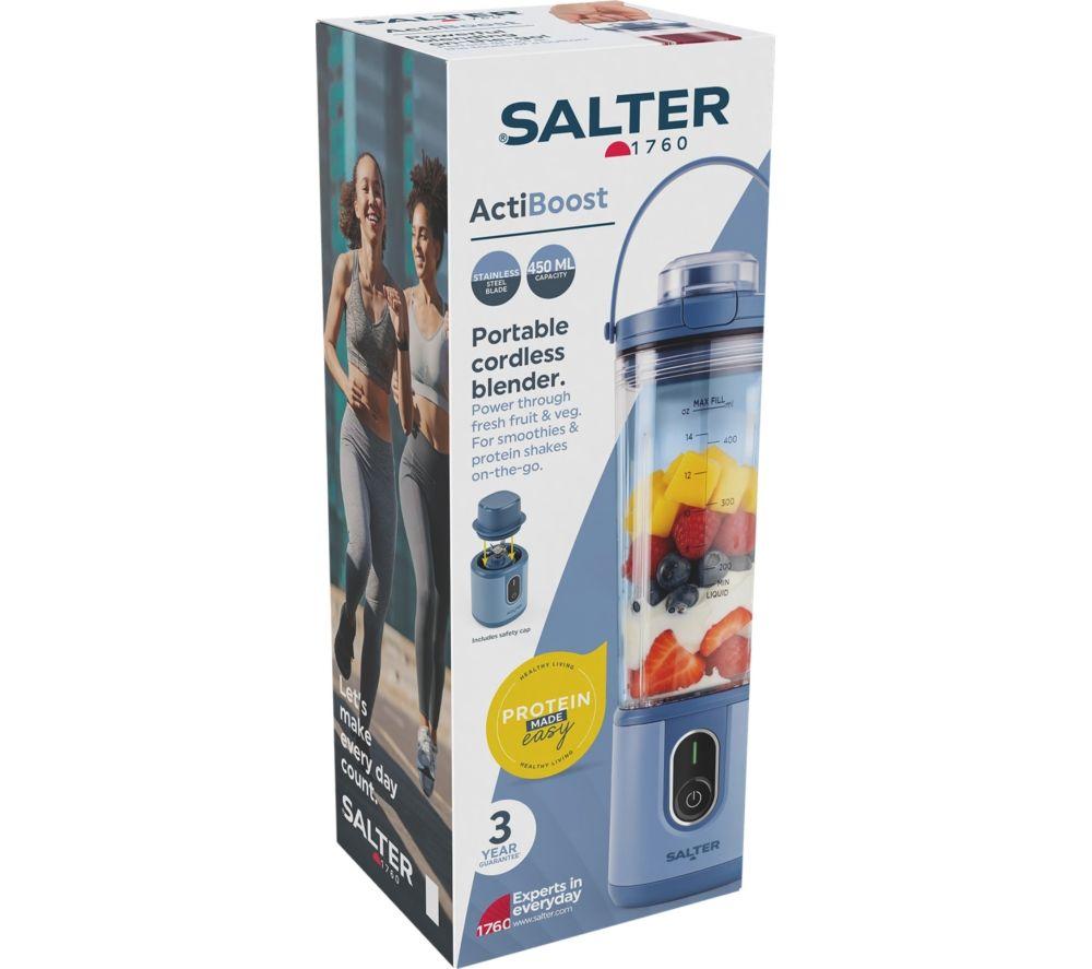 SALTER ActiBoost Portable Blender - Blue image number 2 of 7