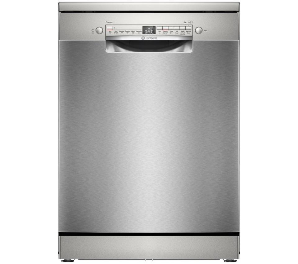 BOSCH Series 2 SMS2HVI06G Full-size WiFi-enabled Dishwasher - Brushed Steel
