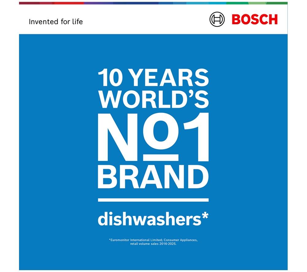 BOSCH Series 2 SMS2HVI06G Full-size WiFi-enabled Dishwasher - Brushed Steel image number 11 of 15