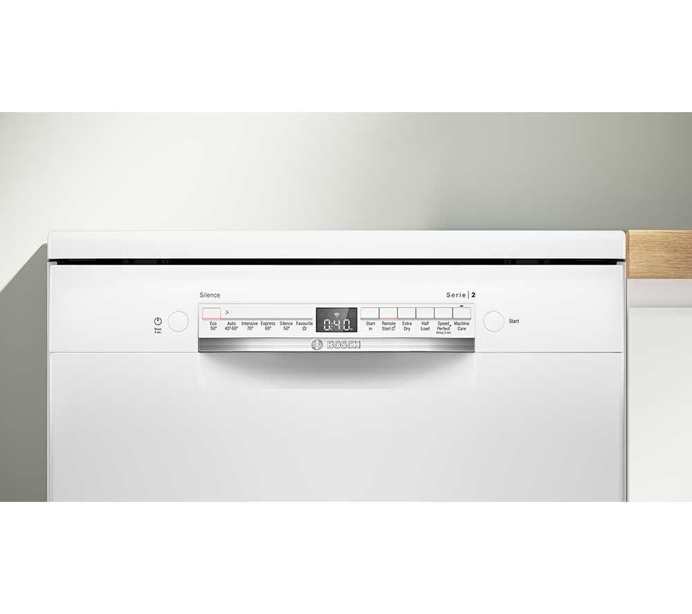 BOSCH Series 2 SMS2HVW06G Full-size WiFi-enabled Dishwasher - White image number 2 of 15