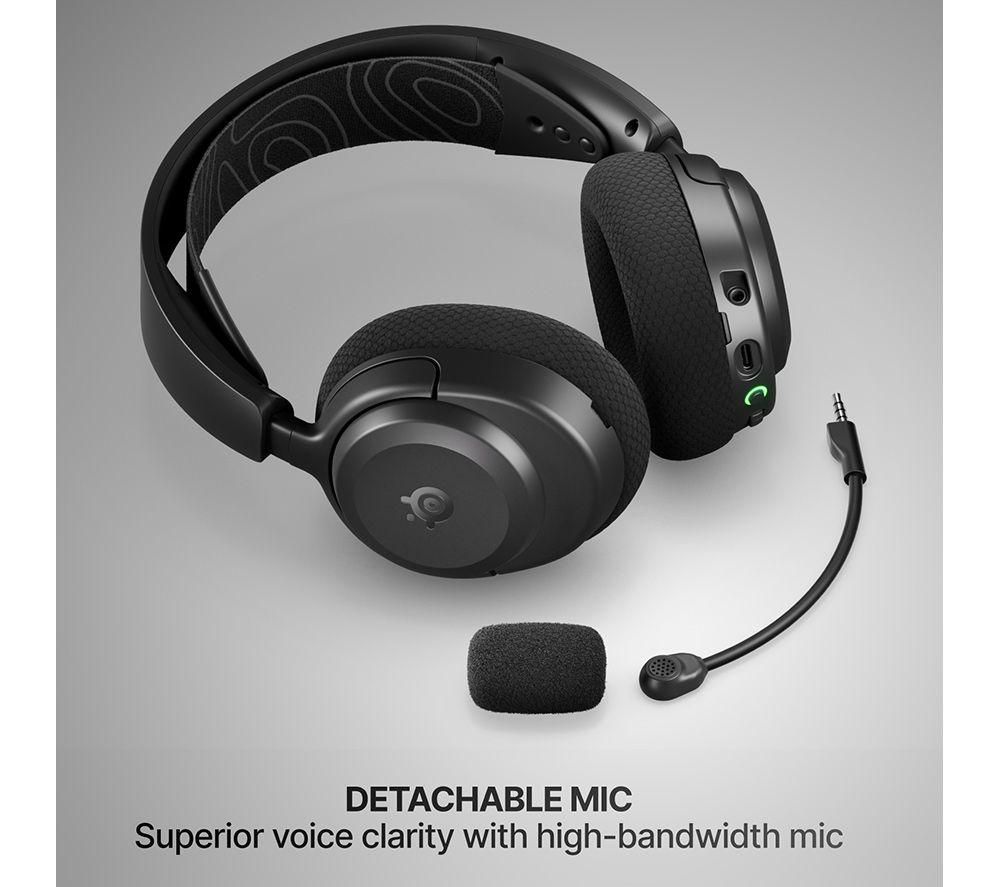 STEELSERIES Arctis Nova 3 Wireless PC Gaming Headset - Black image number 8 of 9
