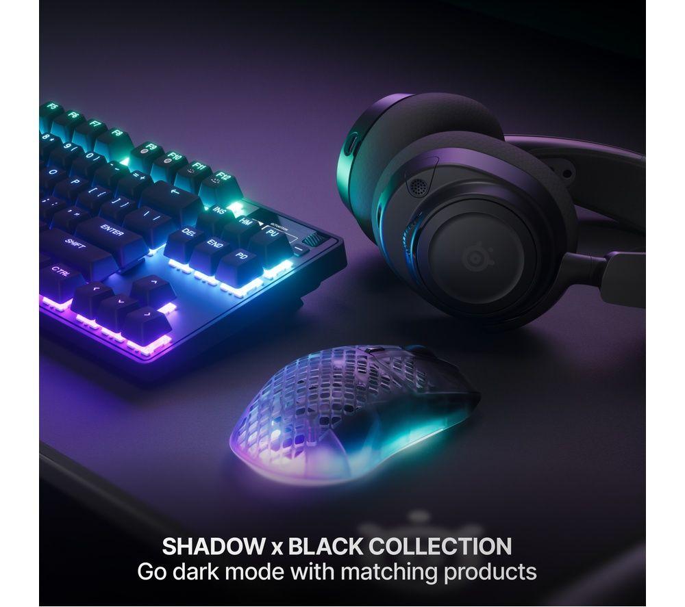 STEELSERIES Aerox 3 Gen 2 RGB Wireless Optical Gaming Mouse - Shadow image number 8 of 8