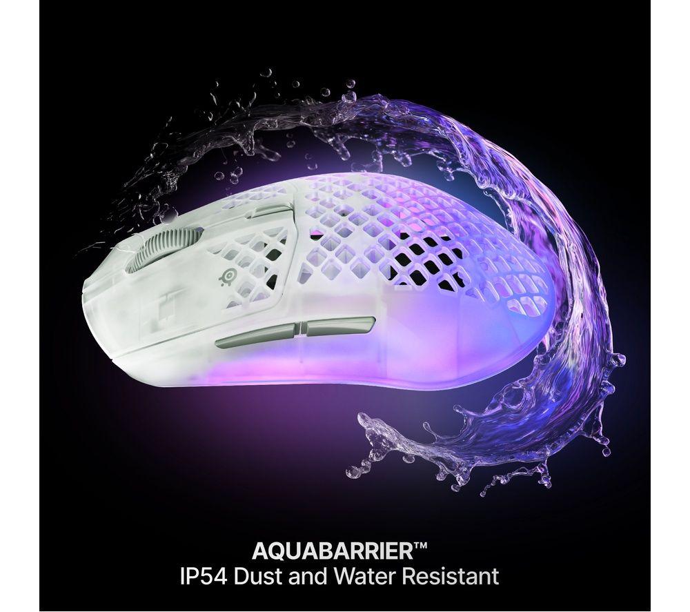 STEELSERIES Aerox 3 Gen 2 RGB Wireless Optical Gaming Mouse - Ghost image number 7 of 8