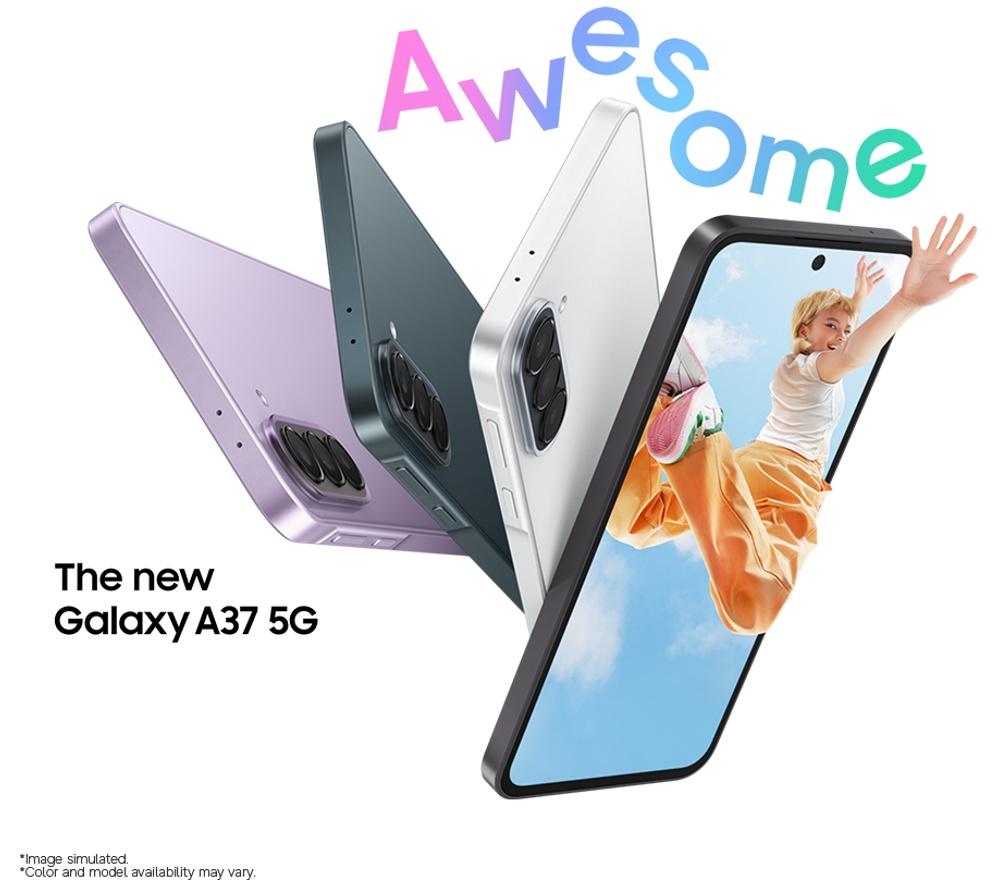 SAMSUNG Galaxy A37 5G - 256 GB, Awesome Lavender image number 3 of 14