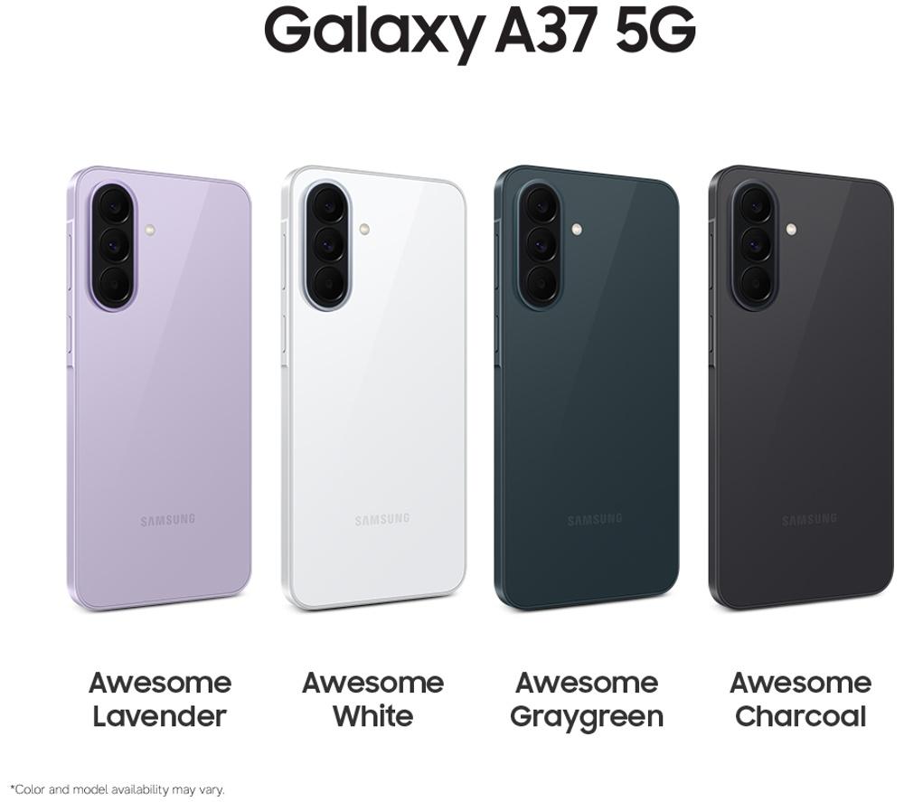 SAMSUNG Galaxy A37 5G - 256 GB, Charcoal Grey image number 2 of 14