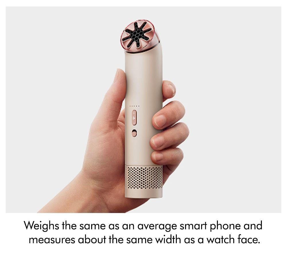 DYSON Hushjet Mini Cool Handheld Fan - Stone & Blush image number 7 of 8